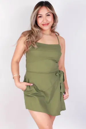 SLEEVELESS WRAP FRONT ROMPER