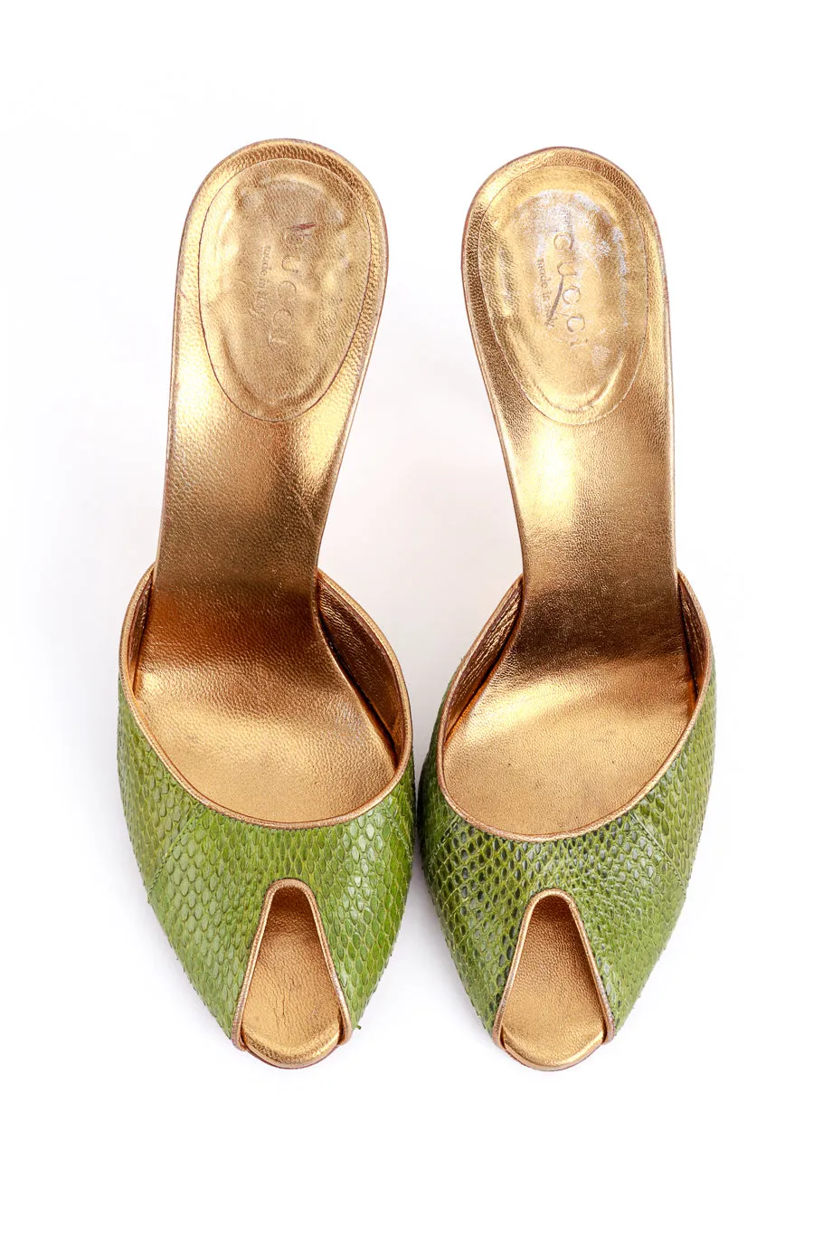 Snakeskin and Stud Mules