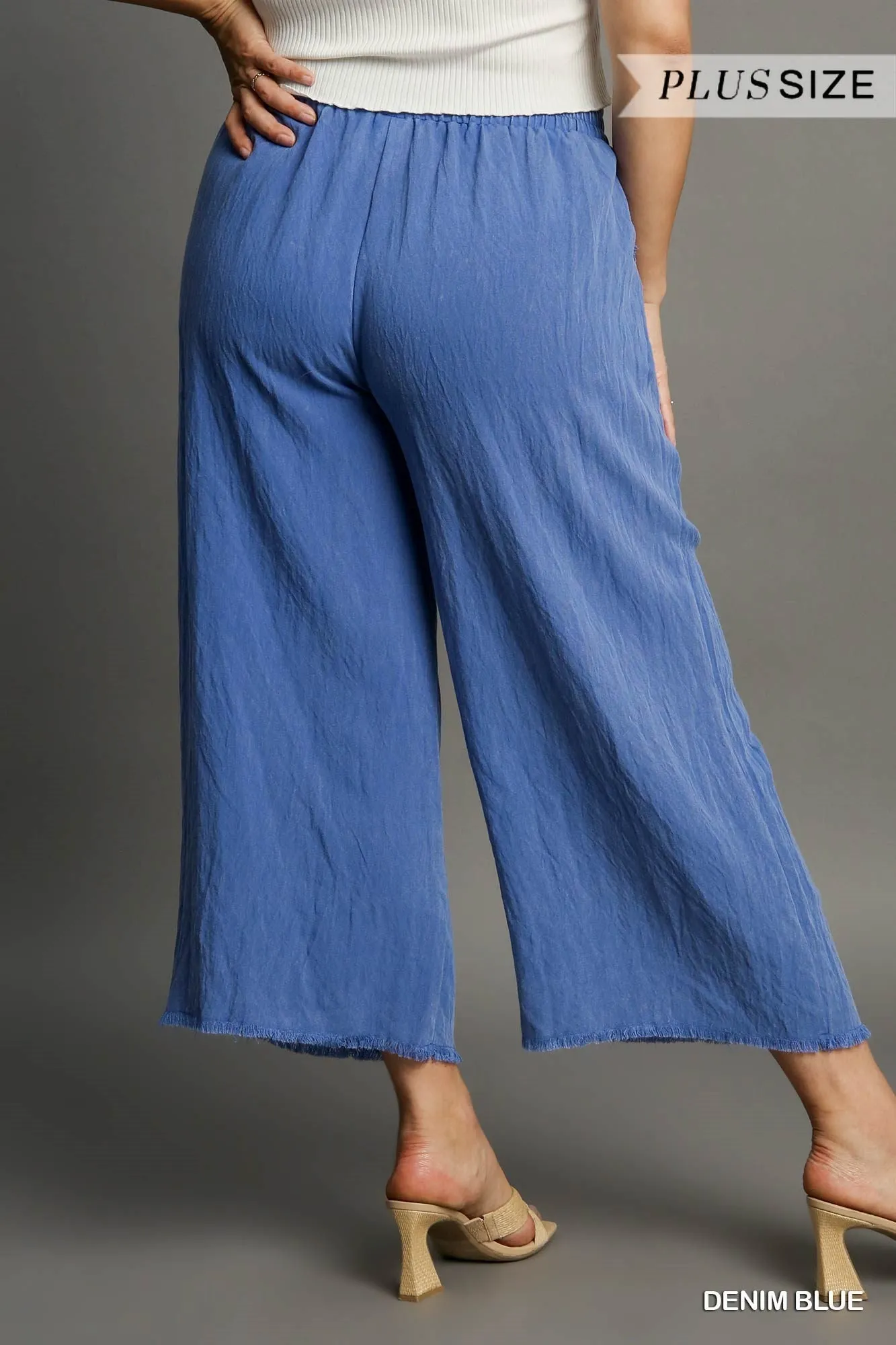 Snow Washed Pants in Denim Blue