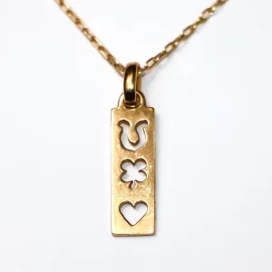 Sonoma "Lucky Charms" Yamuna Small Pendant in 20K Peach Gold