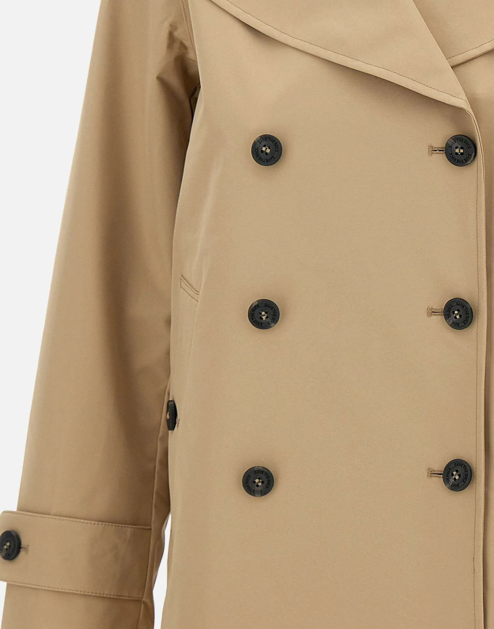 Spara Duck Sofi Camel Trench Coat