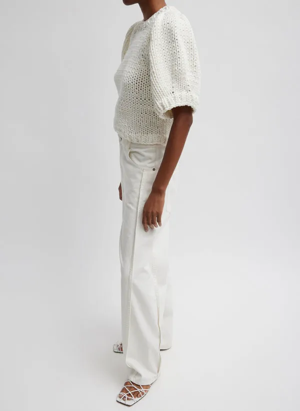 Spring Denim Tuck Jean