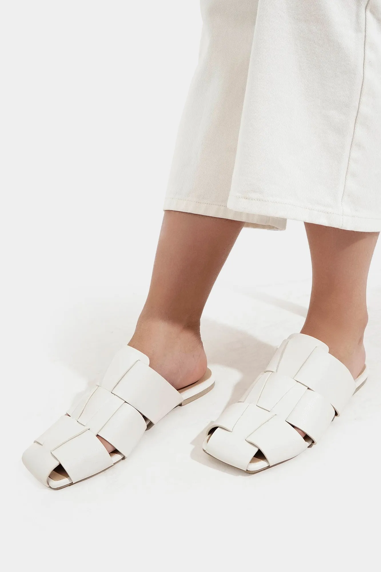 Square Toe Mules