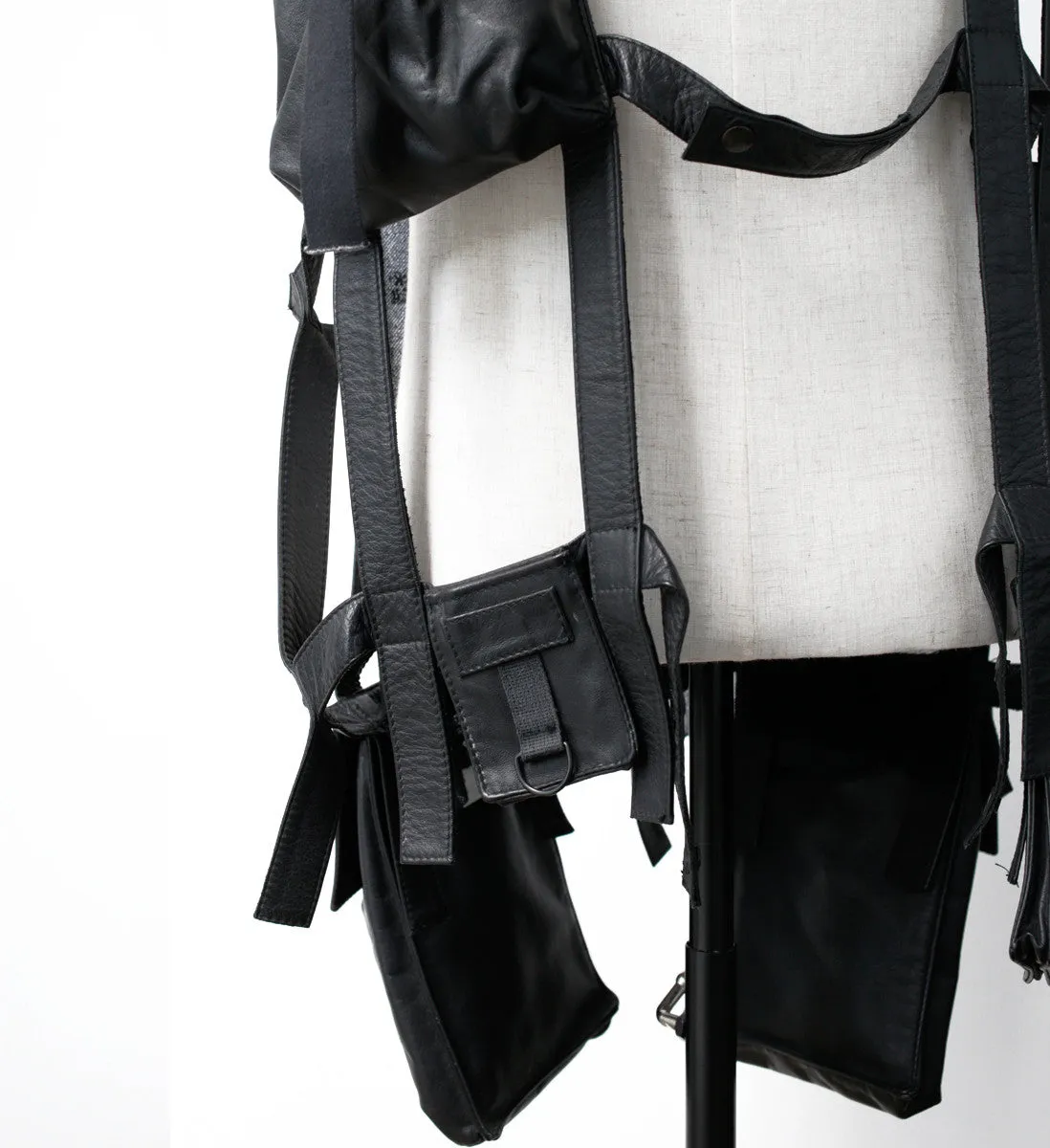 S/S03 ‘Consumed’ Military Leather Harness by Raf Simons