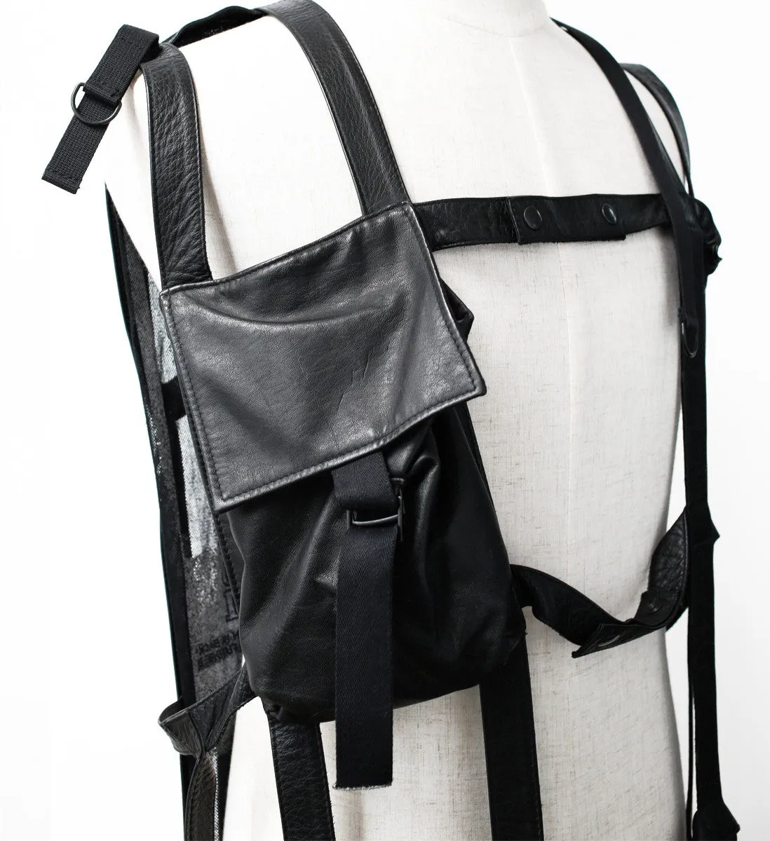 S/S03 ‘Consumed’ Military Leather Harness by Raf Simons
