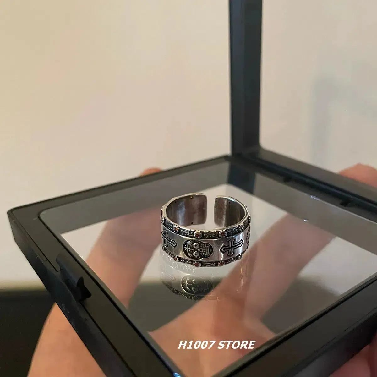 Stainless Steel Vintage Ring Set