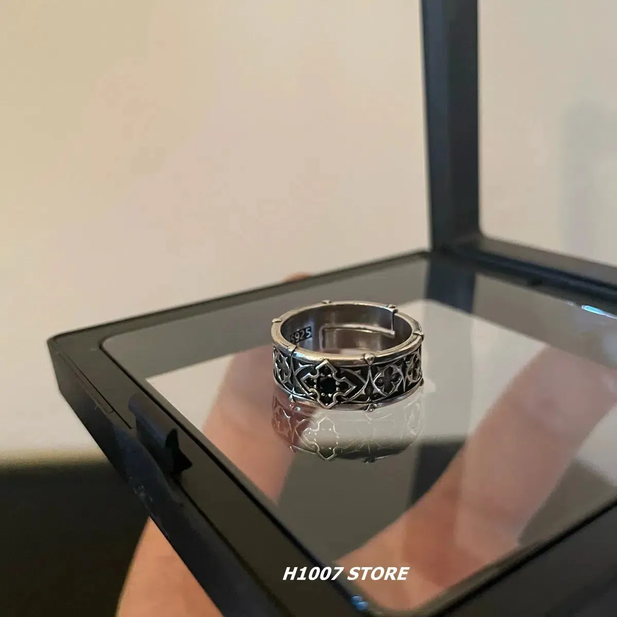 Stainless Steel Vintage Ring Set