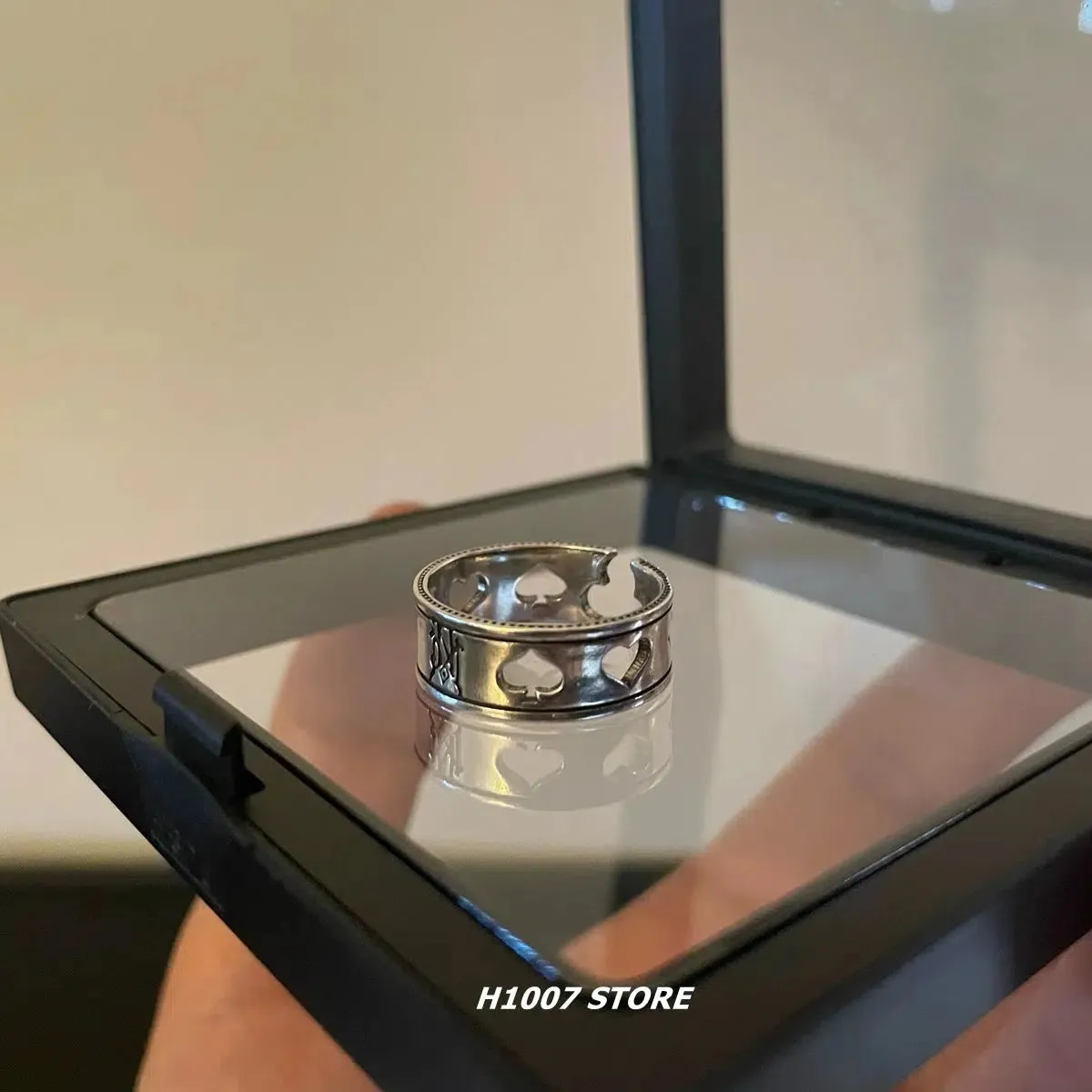 Stainless Steel Vintage Ring Set