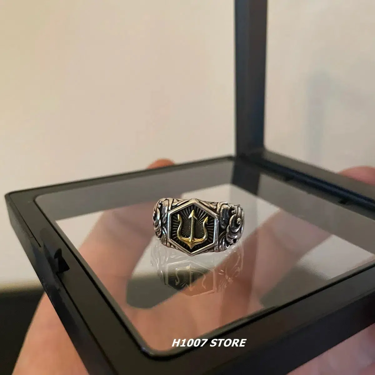 Stainless Steel Vintage Ring Set