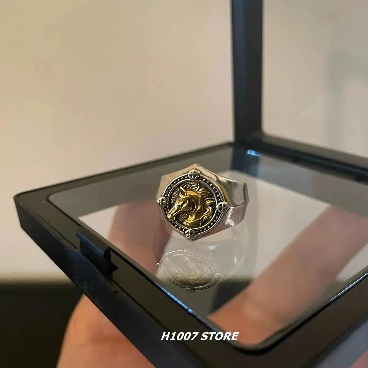 Stainless Steel Vintage Ring Set