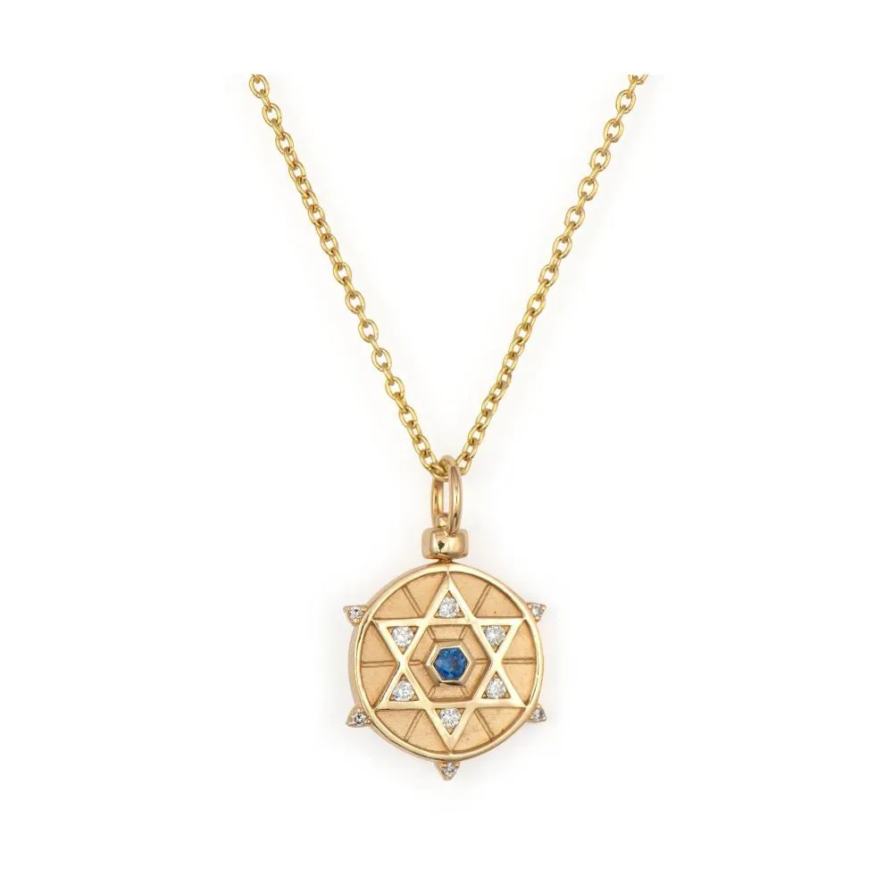 Star of David & Hamsa 14K Gold Top Switch Earring Charms