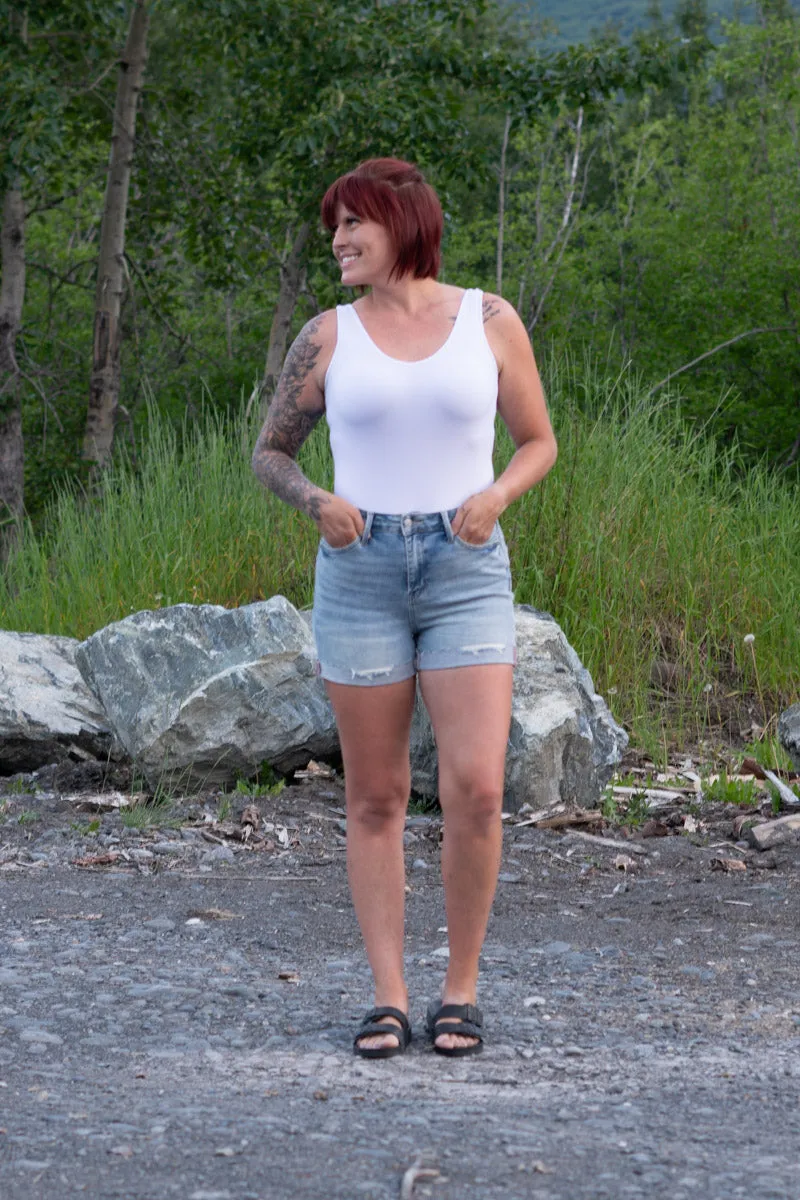 Start From Scratch Basics Bodysuit in White