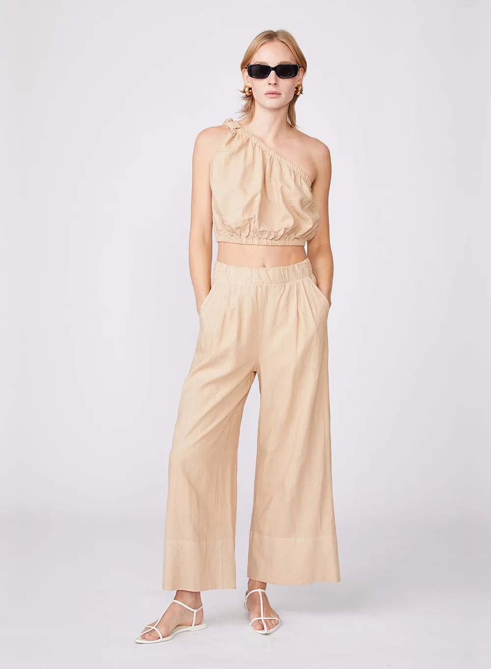 Stateside Linen Wide Leg Pant