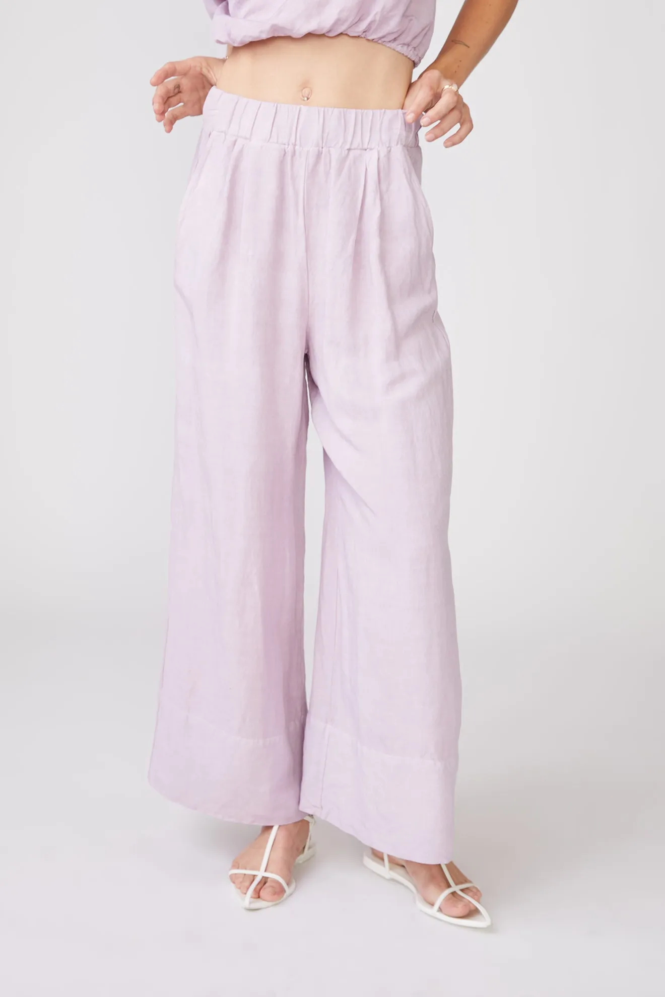 Stateside Linen Wide Leg Pant