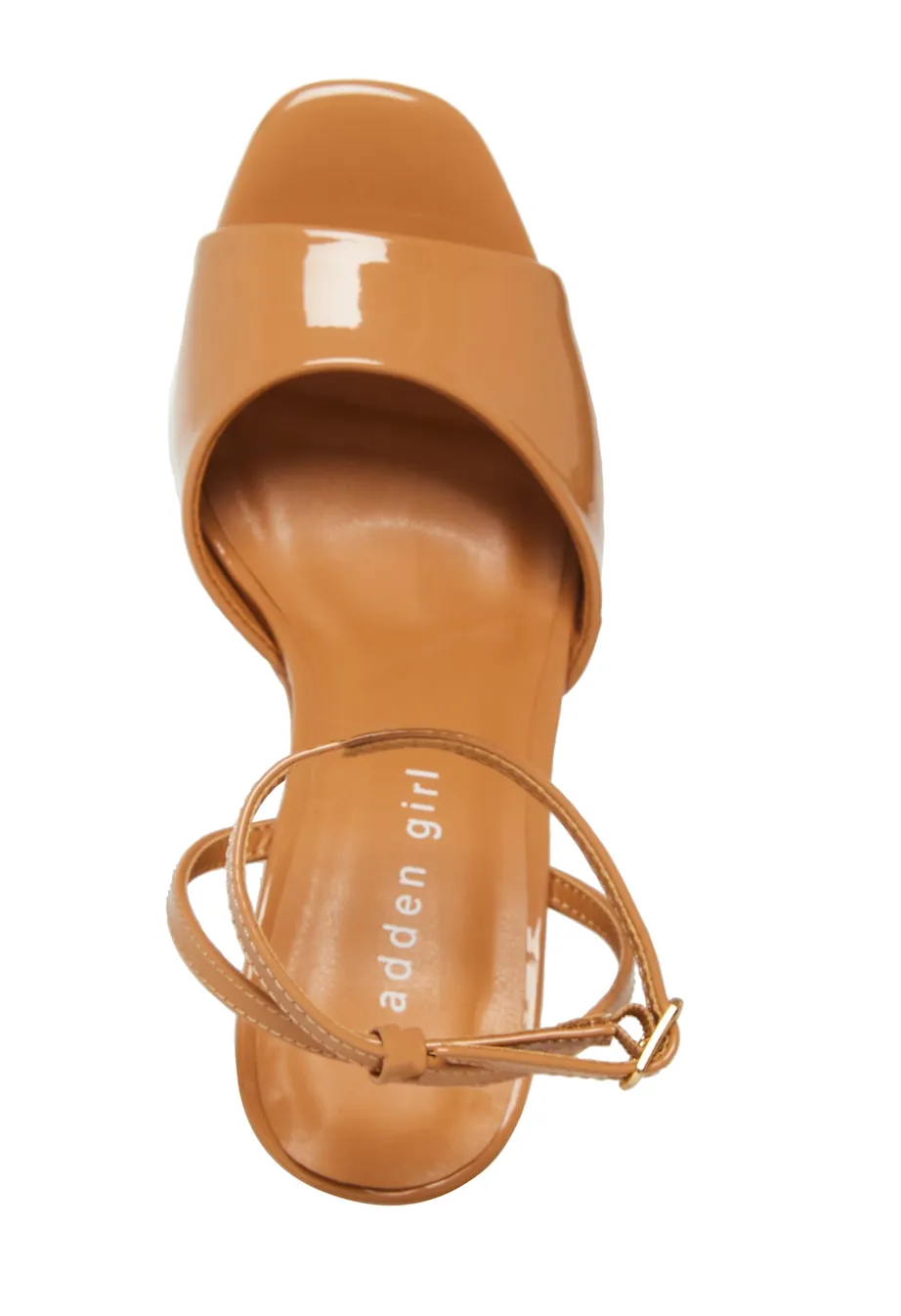 Strappy Patent Leather Platform Heel