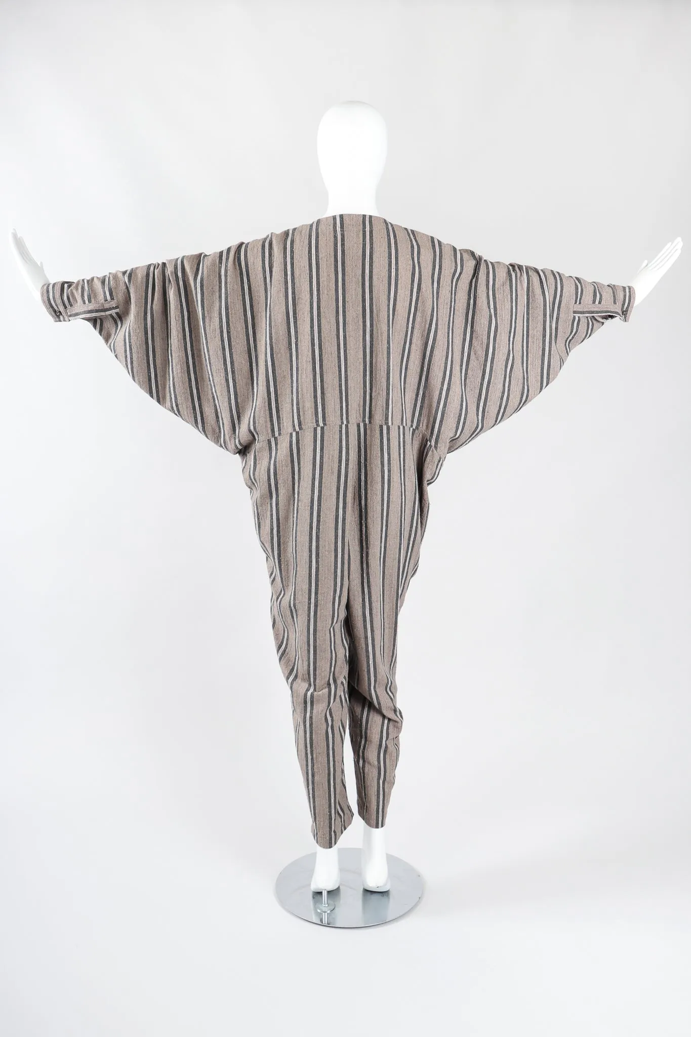 Striped Batwing Jumpsuit