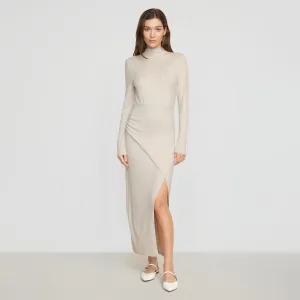 Suki Mock-Neck Long Sleeve Dress