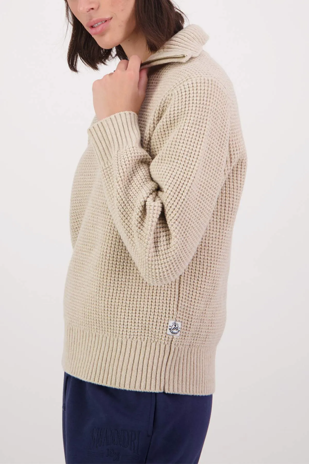 Swanndri Riverside v2 Zip Neck Rib Jumper