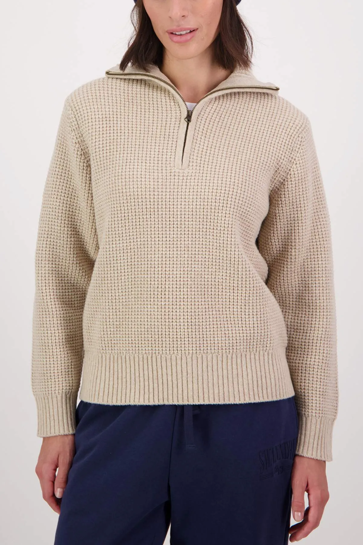 Swanndri Riverside v2 Zip Neck Rib Jumper