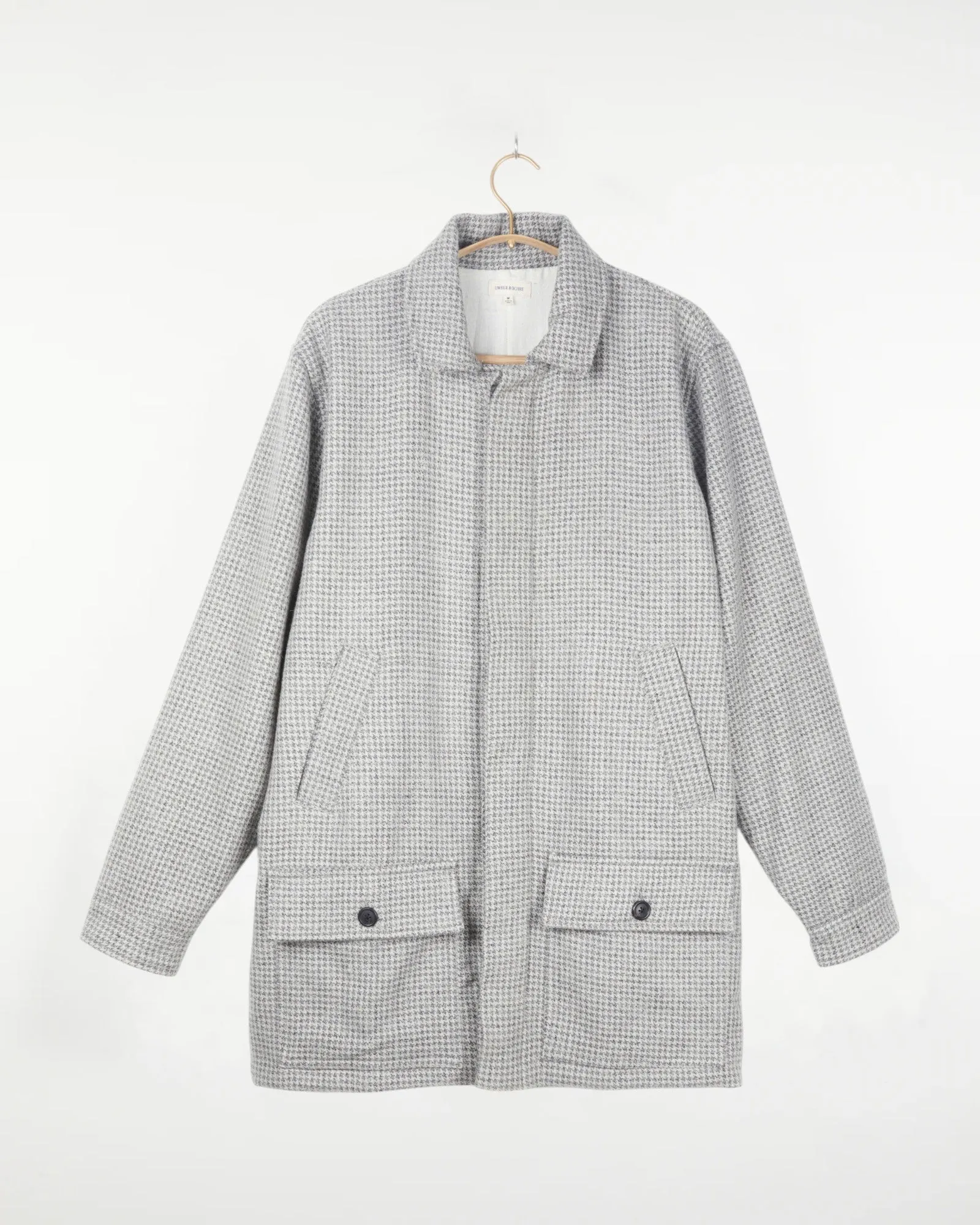 Taaj Long Wool Coat (Grey)