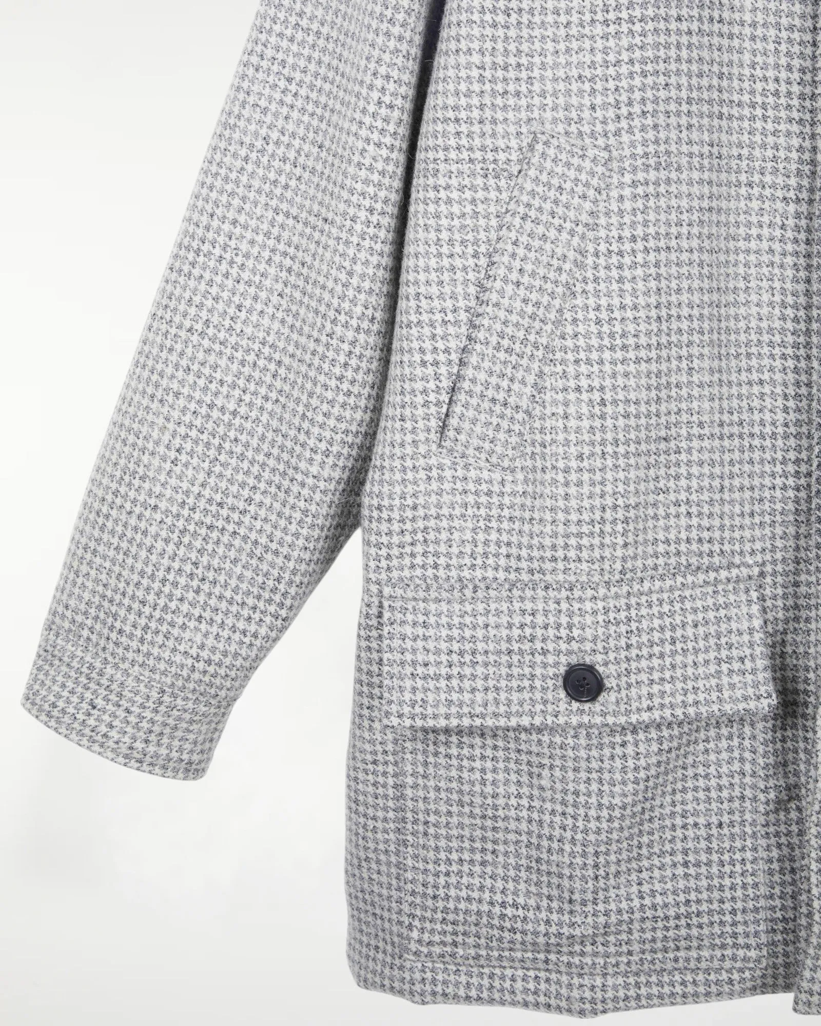 Taaj Long Wool Coat (Grey)
