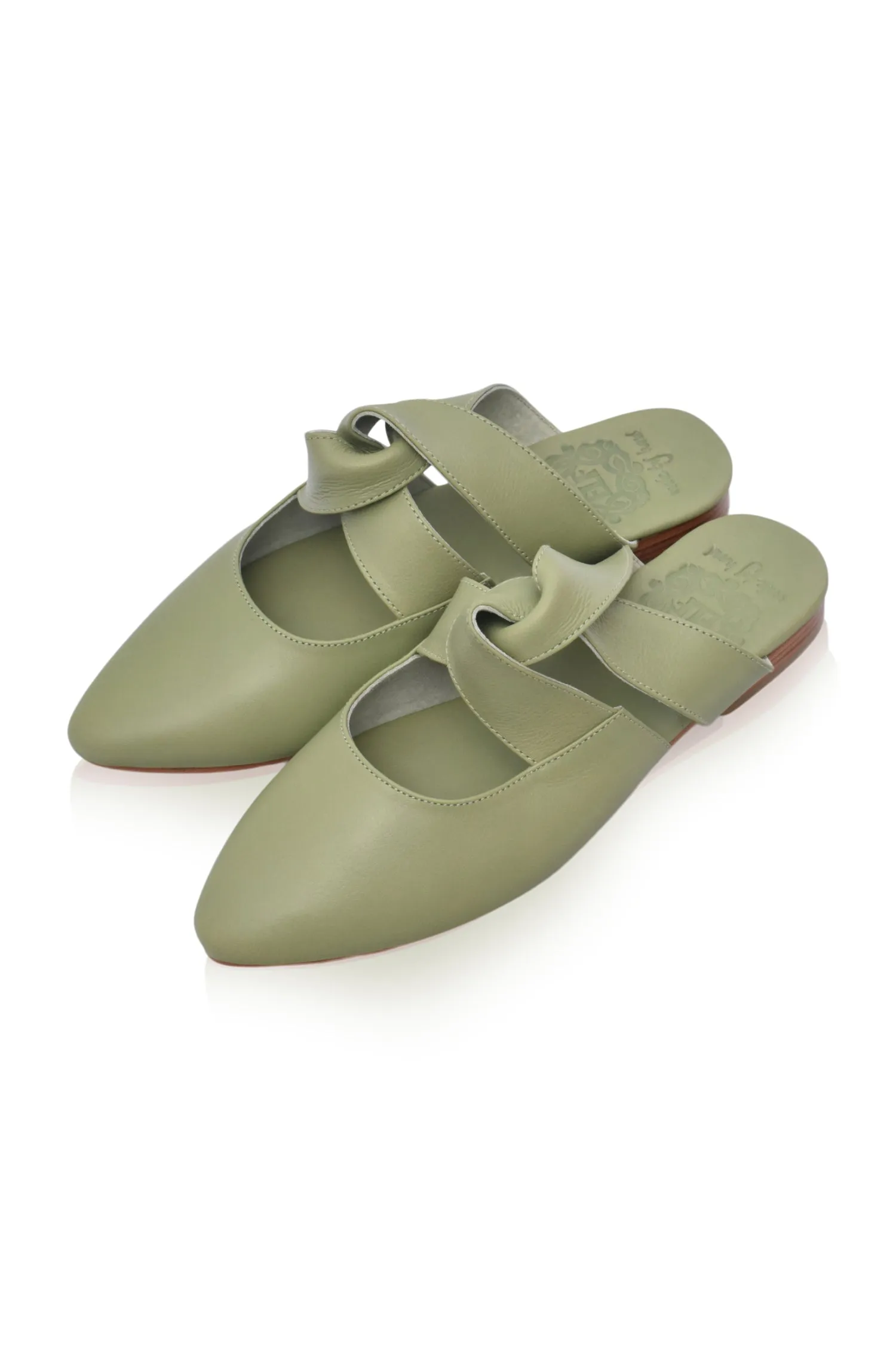 Taj Mahal Pointy Toe Mules (Sz. 7.5 & 8)