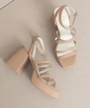 Talia Strappy platform heel