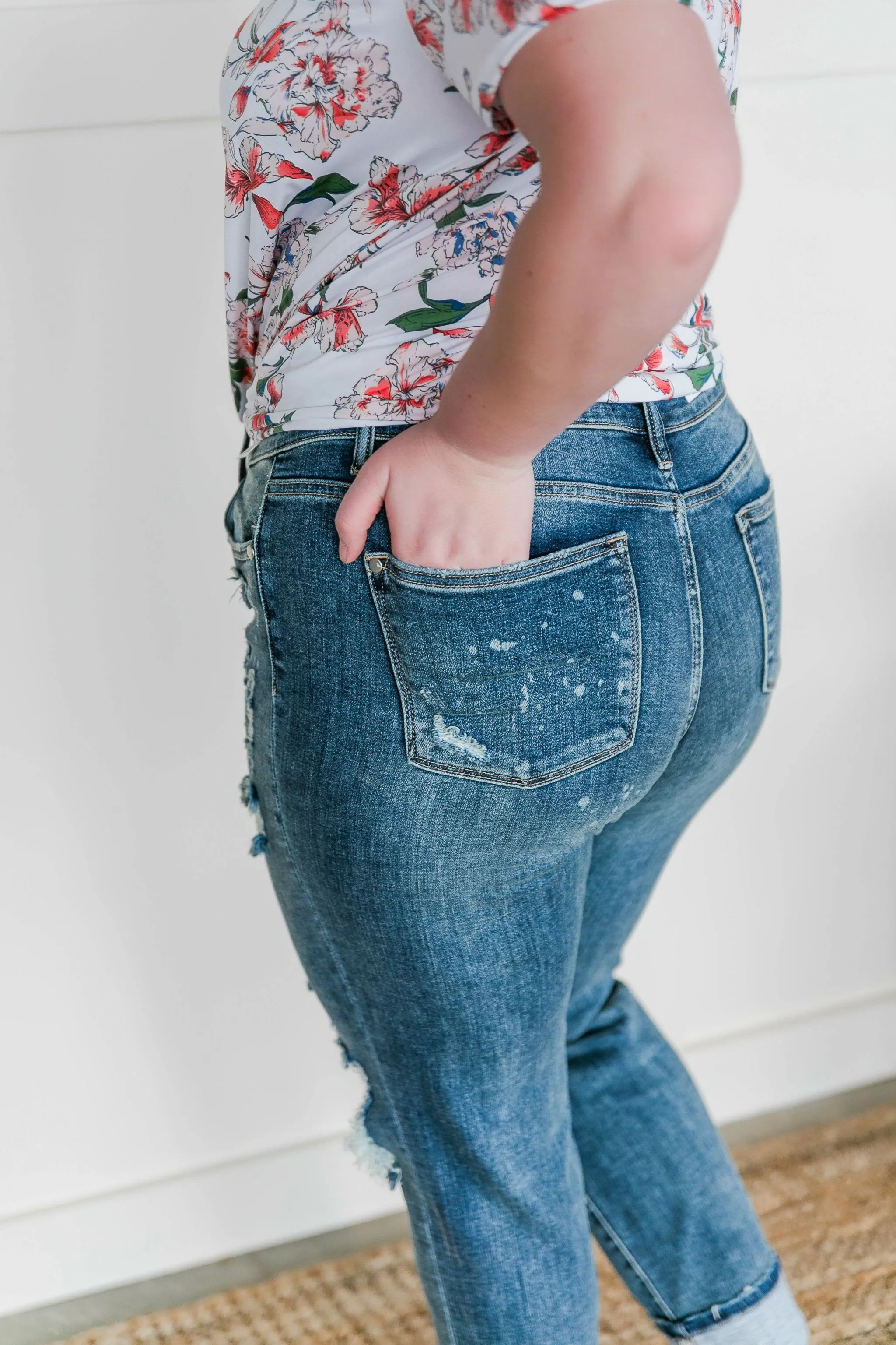 The Boy Is Mine Judy Blue Boyfriend Jeans