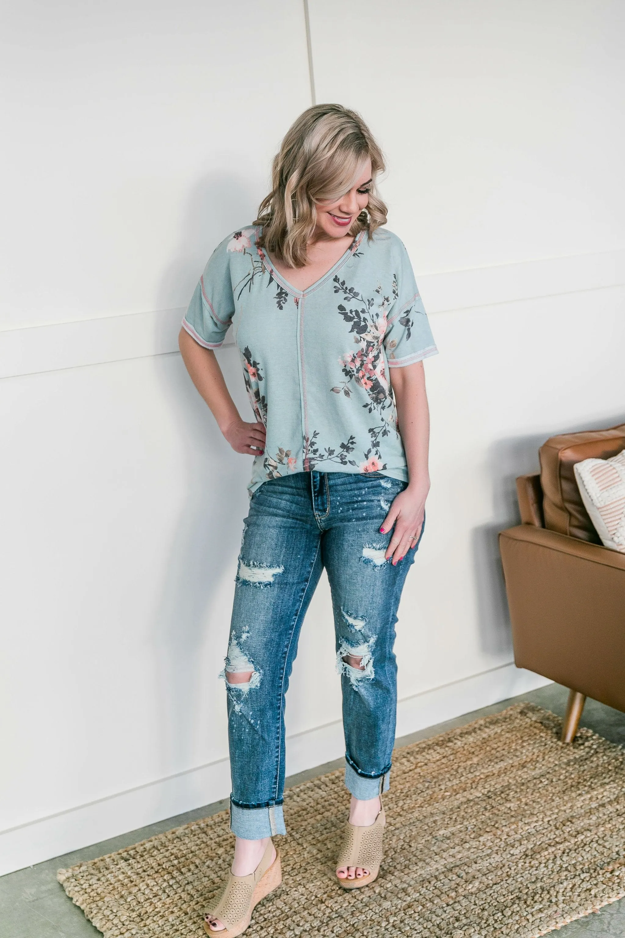 The Boy Is Mine Judy Blue Boyfriend Jeans