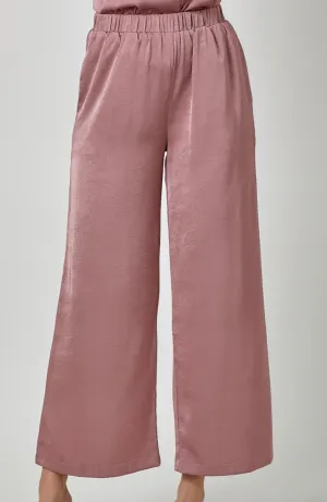 The Joelle Satin Wide Leg Pants