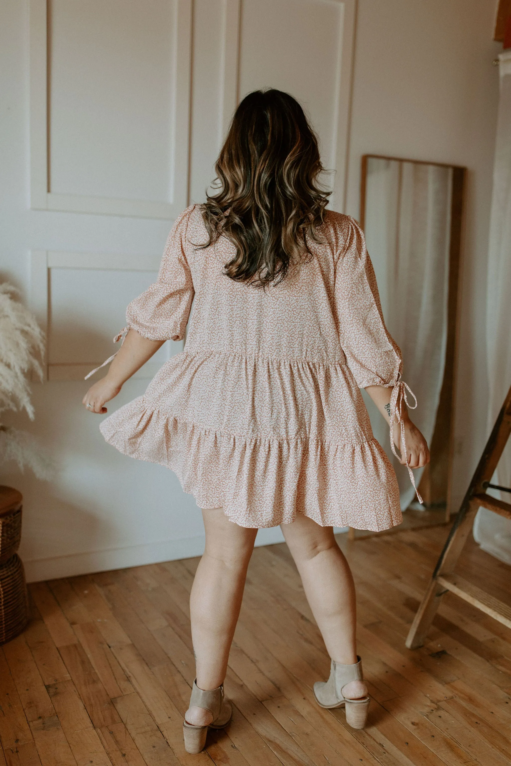 The Leo Mini Dress - Pink Petal - PLUS