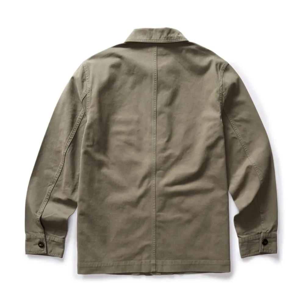 The Ojai Jacket | Organic Smoked Olive Foundation Twill