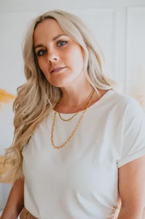 The Petra T-Shirt - Off White - PLUS