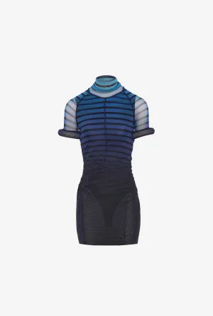 The Short 3D Striped Dress
