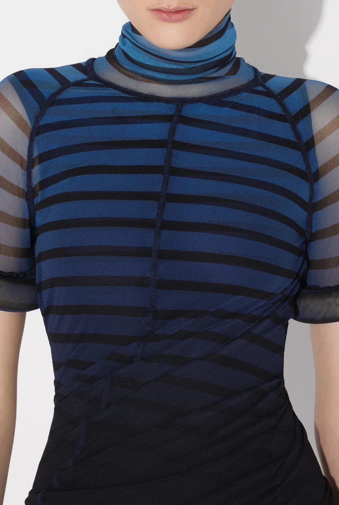The Short 3D Striped Dress