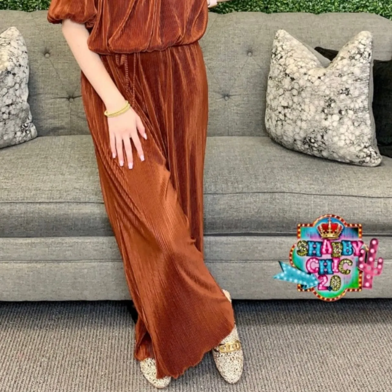 The Way to Celebrate Pants - Cognac