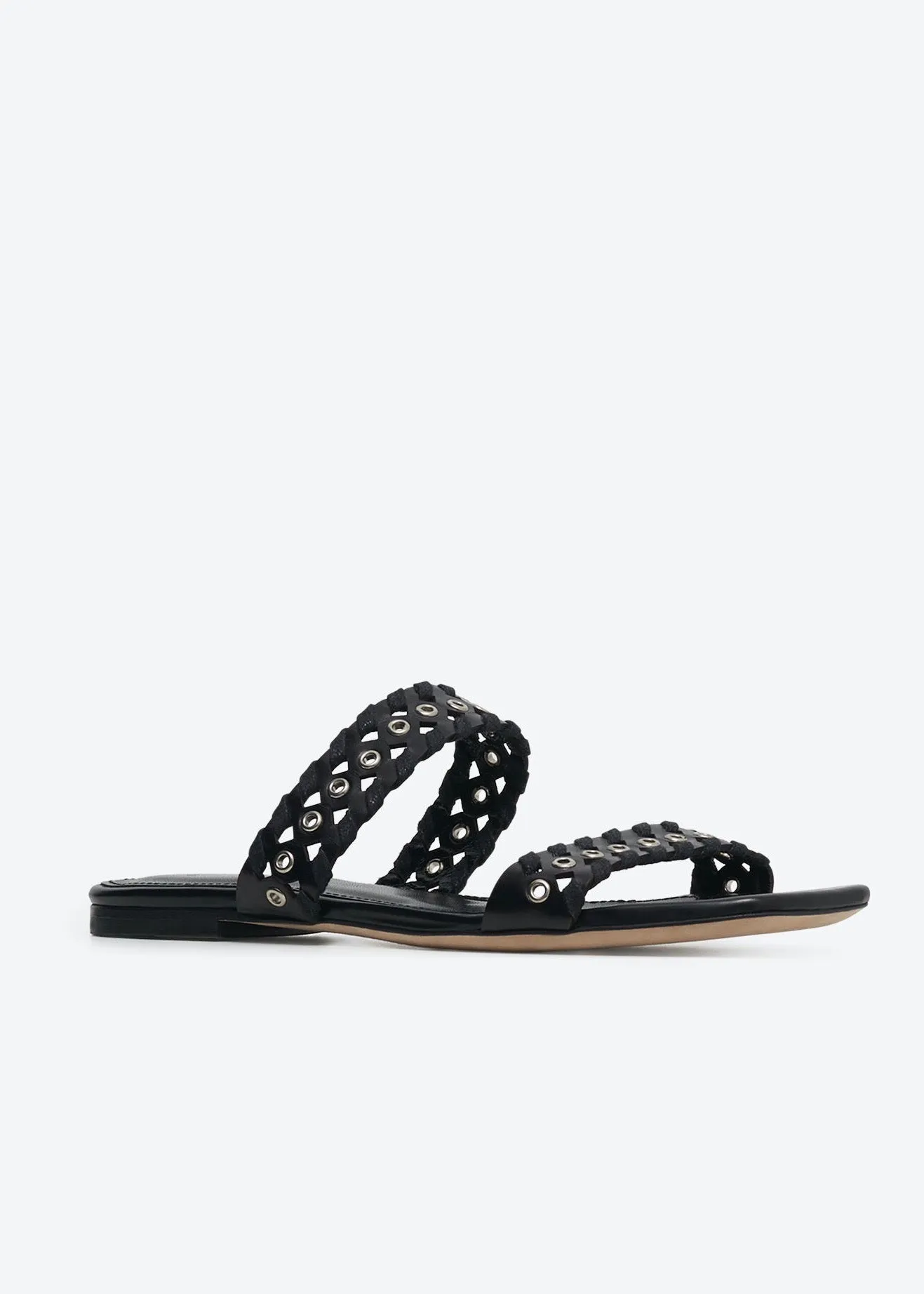 Thulite O Sandals (Black)