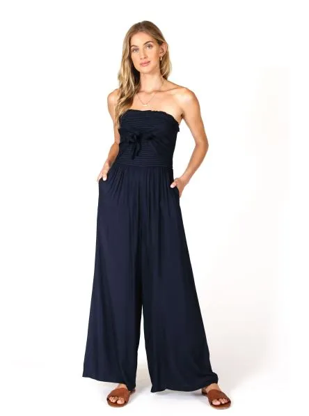 TIE FRONT JUMPSUIT