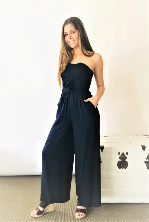 TIE FRONT JUMPSUIT