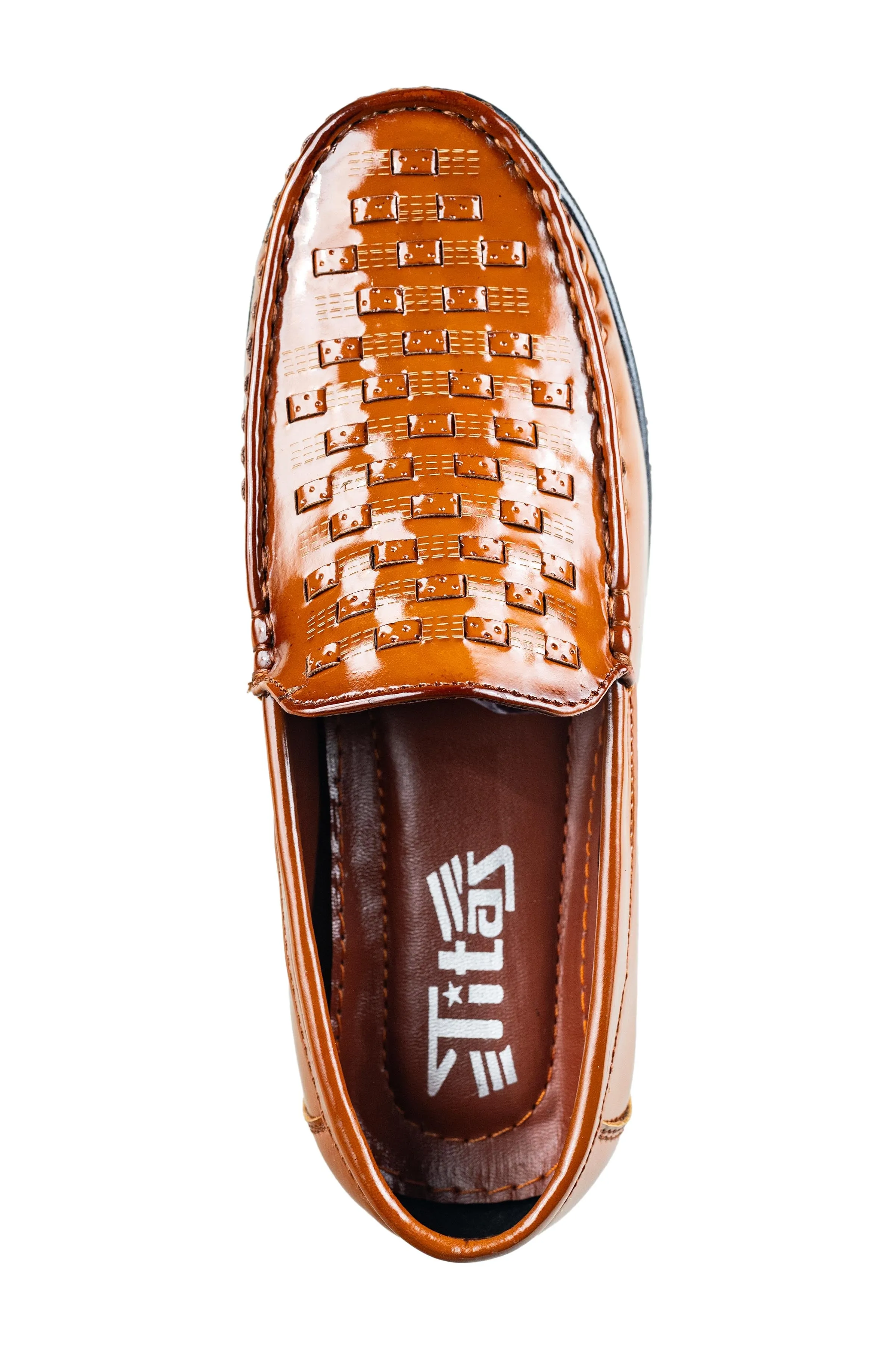 Titas Boys Tan Casual Shoe (Kdca 250202)