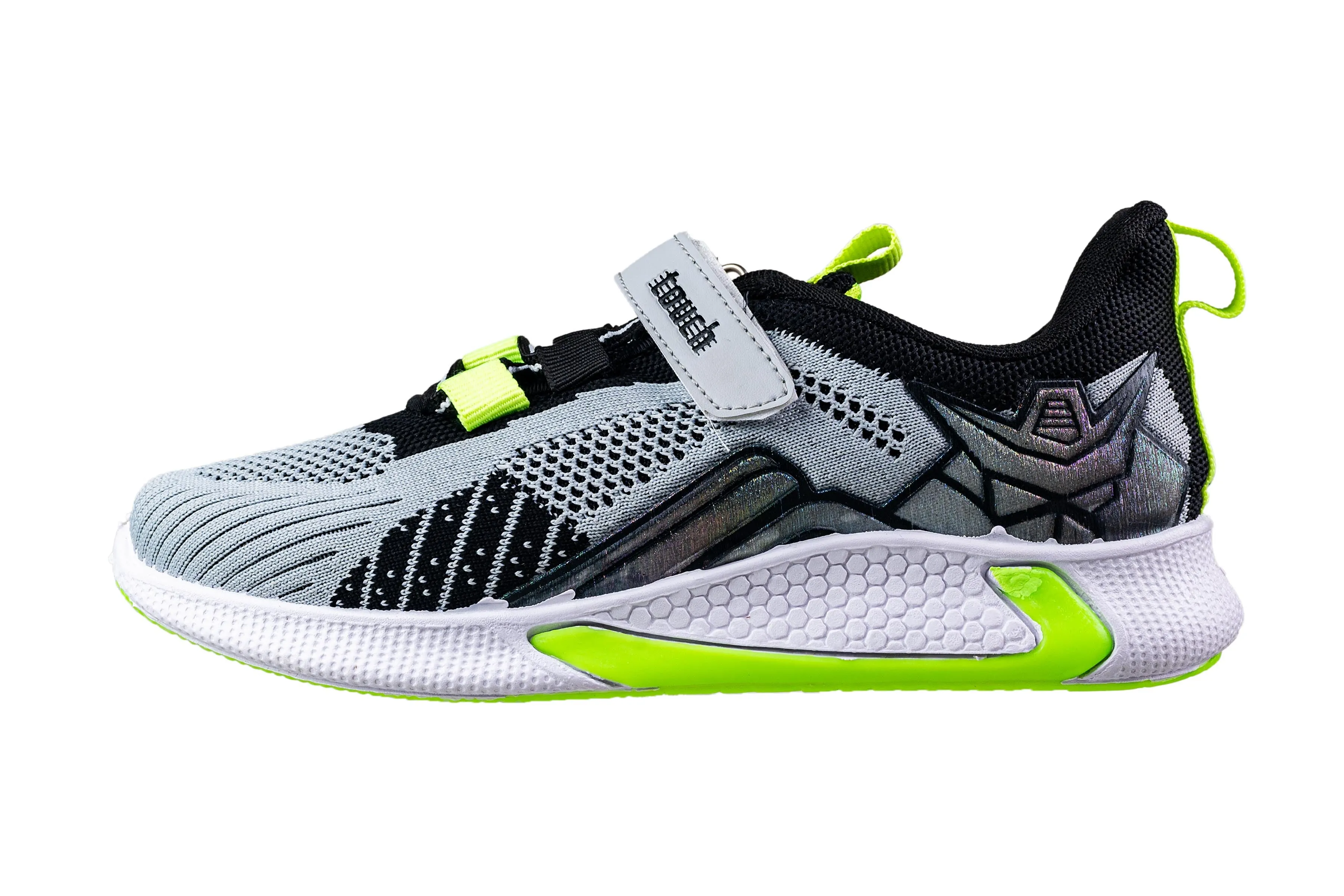 Touch Light Grey Boys Sports Shoe