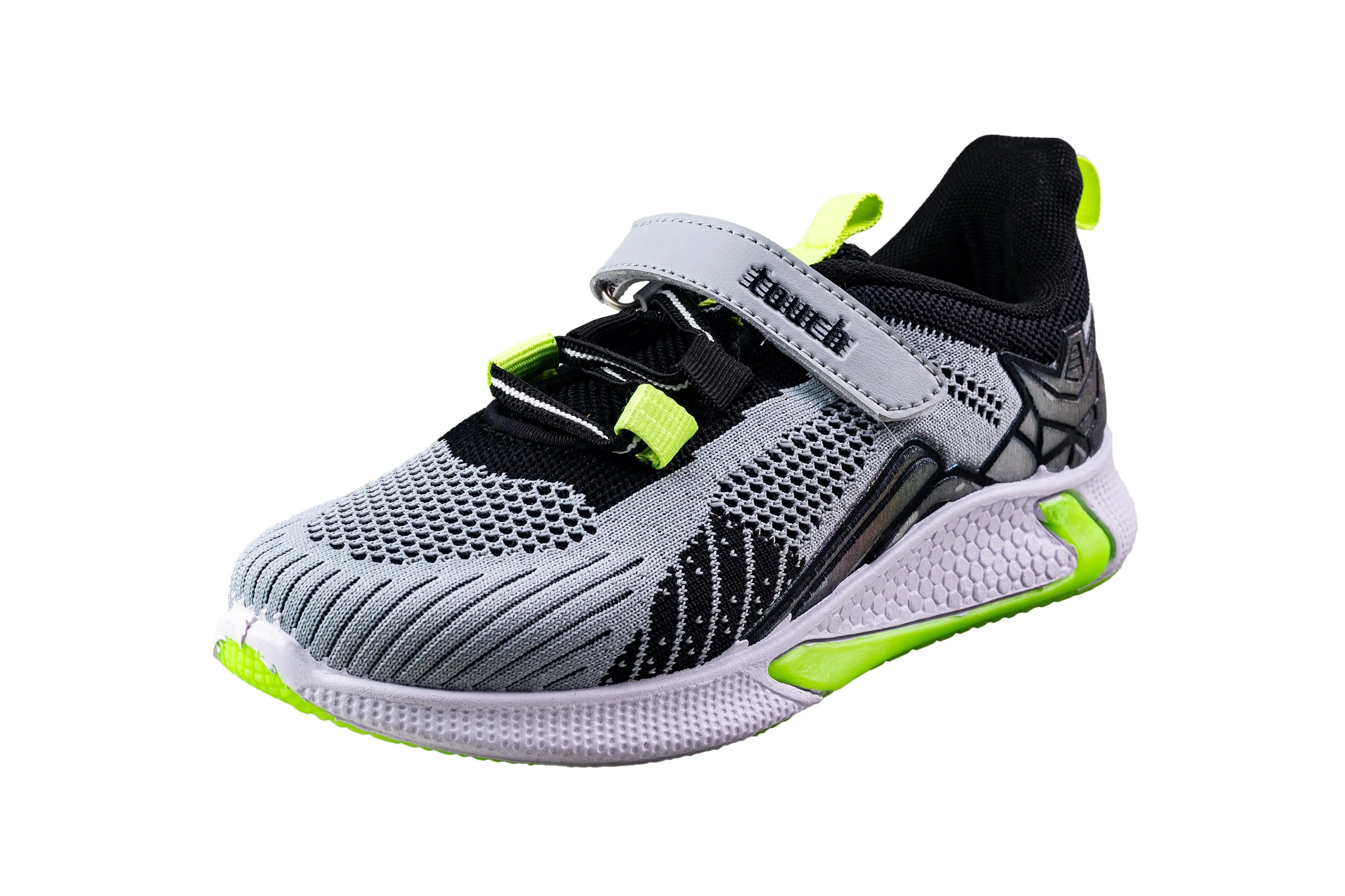 Touch Light Grey Boys Sports Shoe