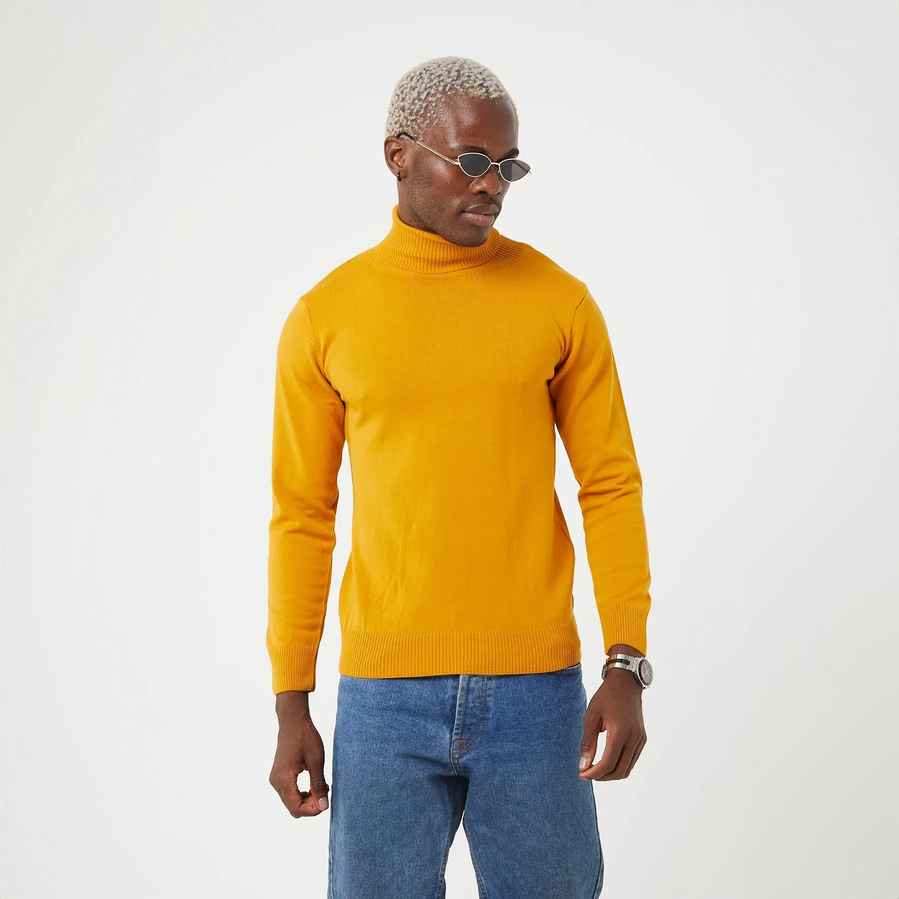 TR Premium Slim Fit Wool Turtle Neck Sweater for men - TR-11477