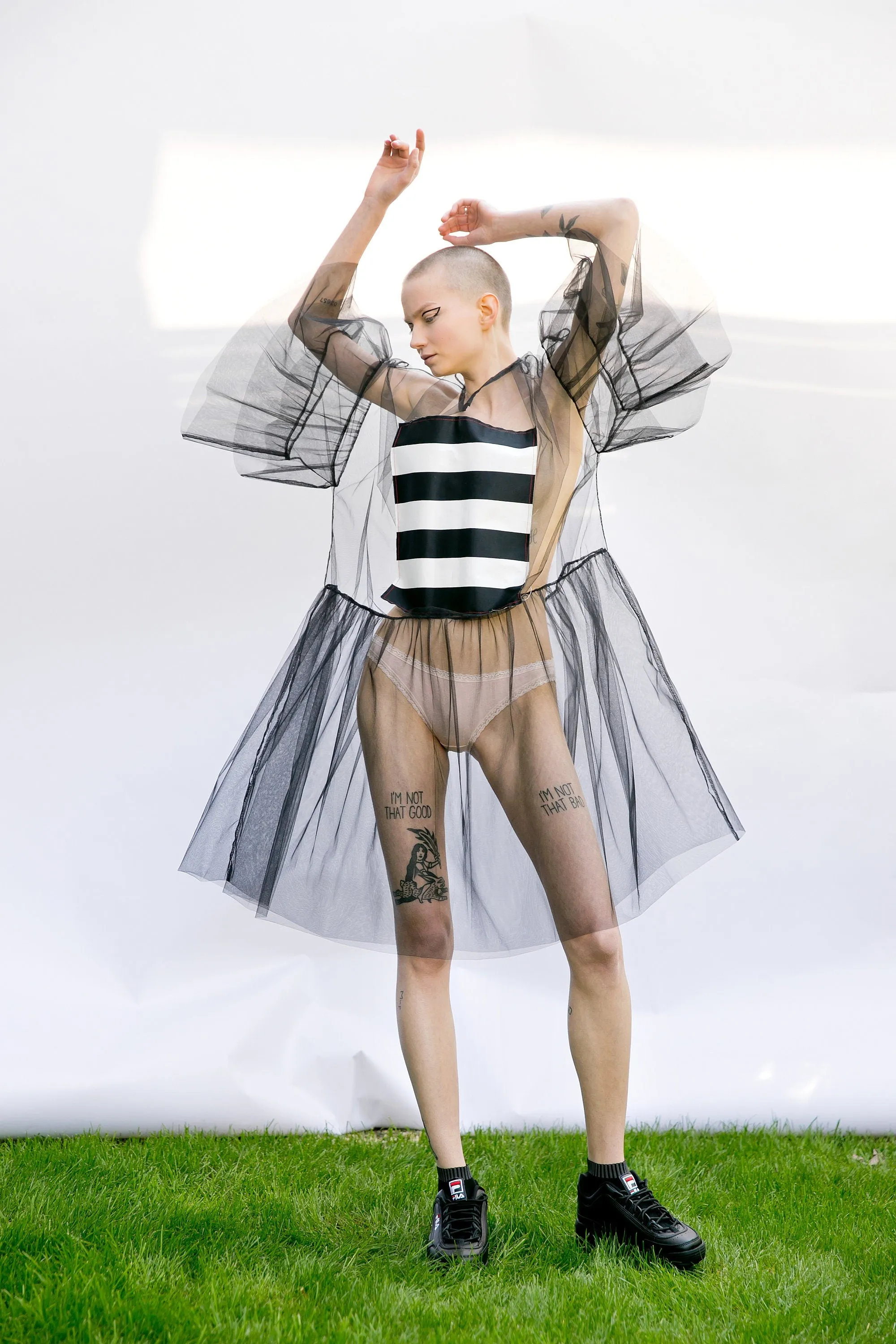 Transparent Tulle Cover Up, 112.341