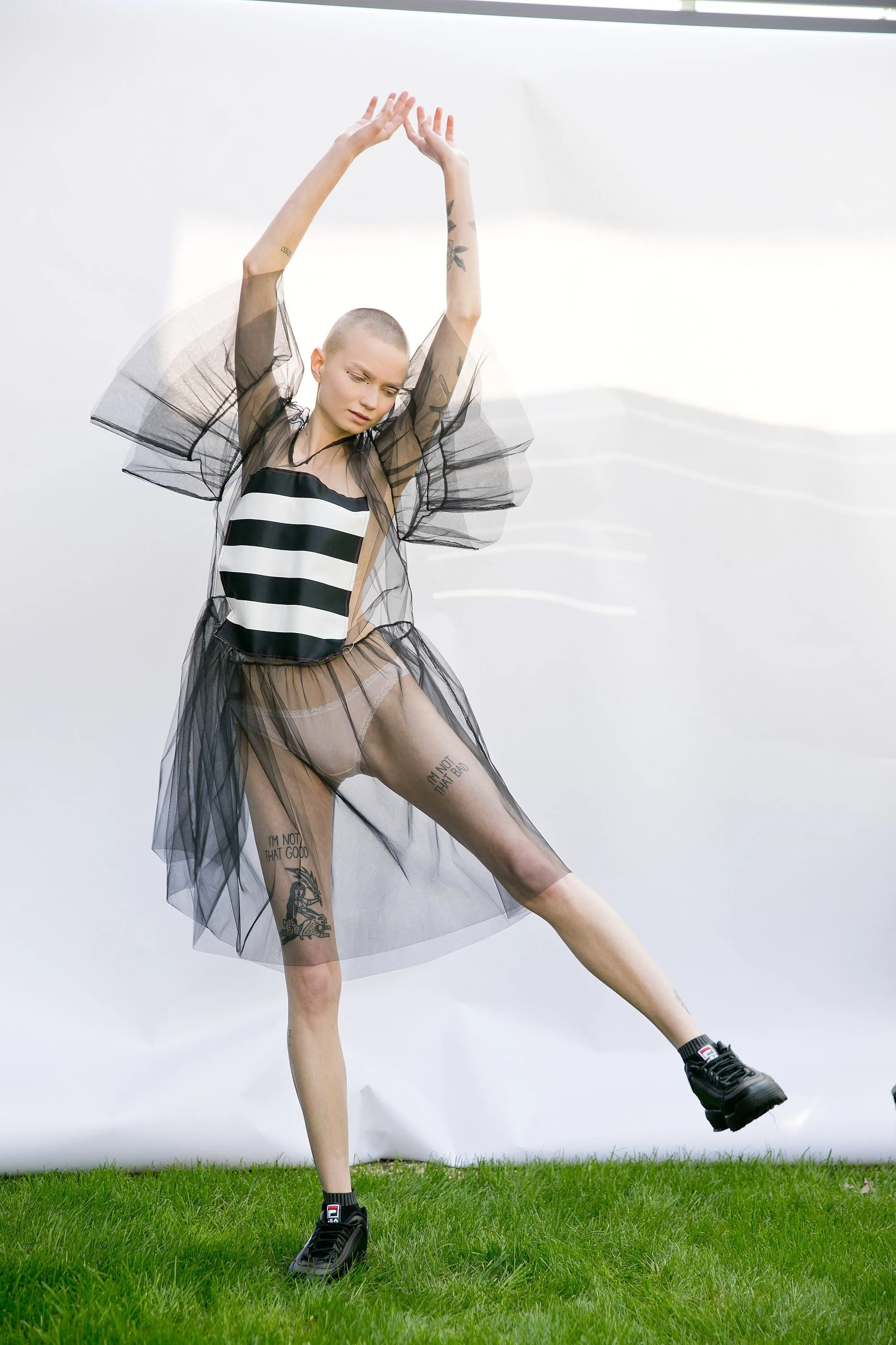 Transparent Tulle Cover Up, 112.341