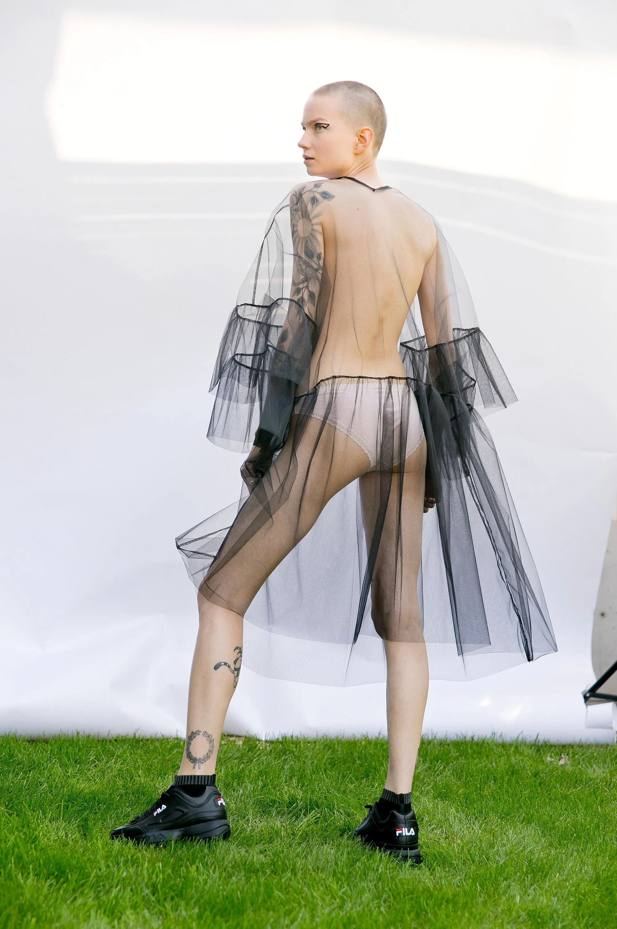 Transparent Tulle Cover Up, 112.341