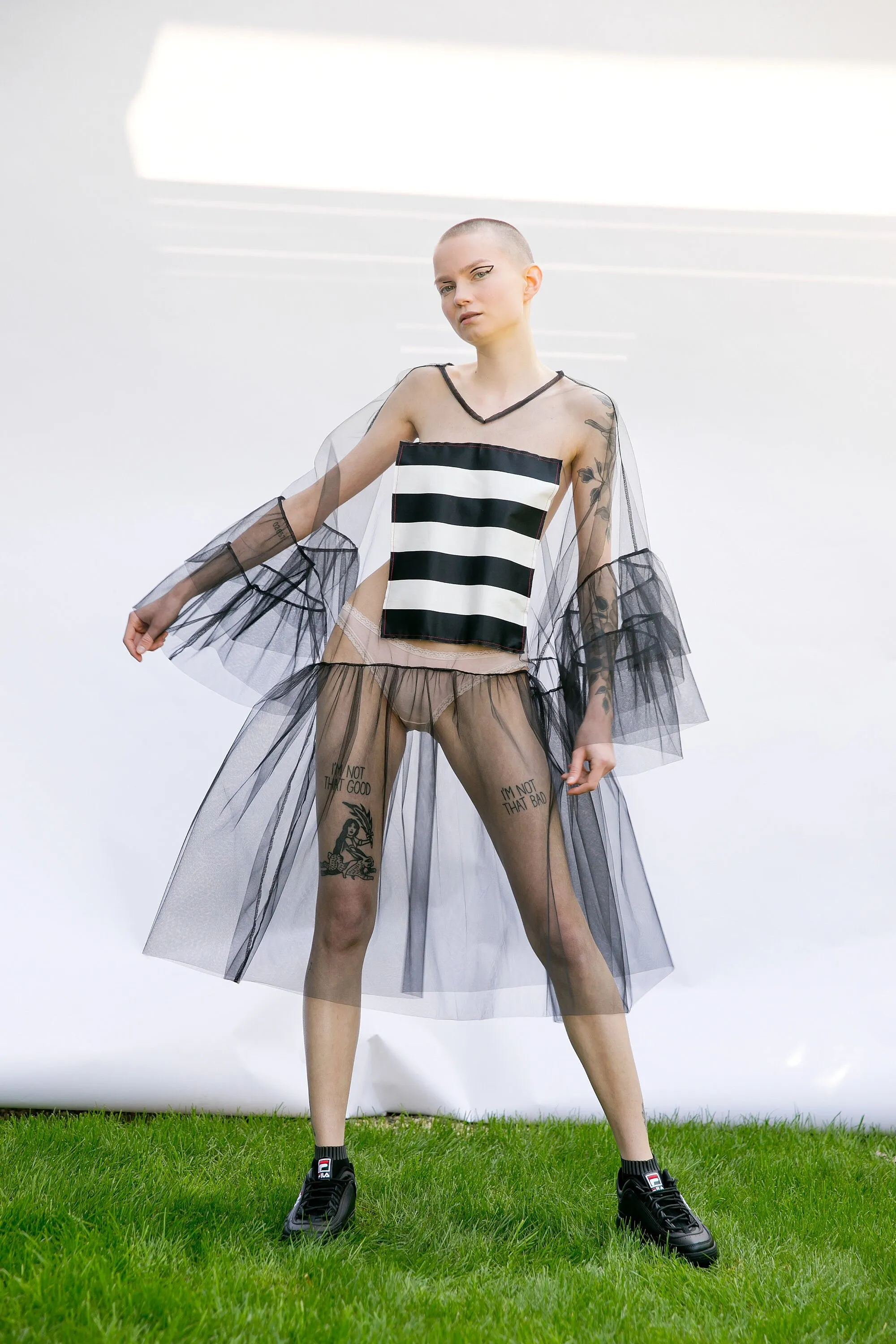 Transparent Tulle Cover Up, 112.341