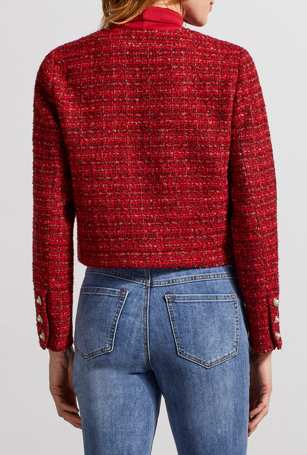 Tribal Earth Red Tweed Jacket