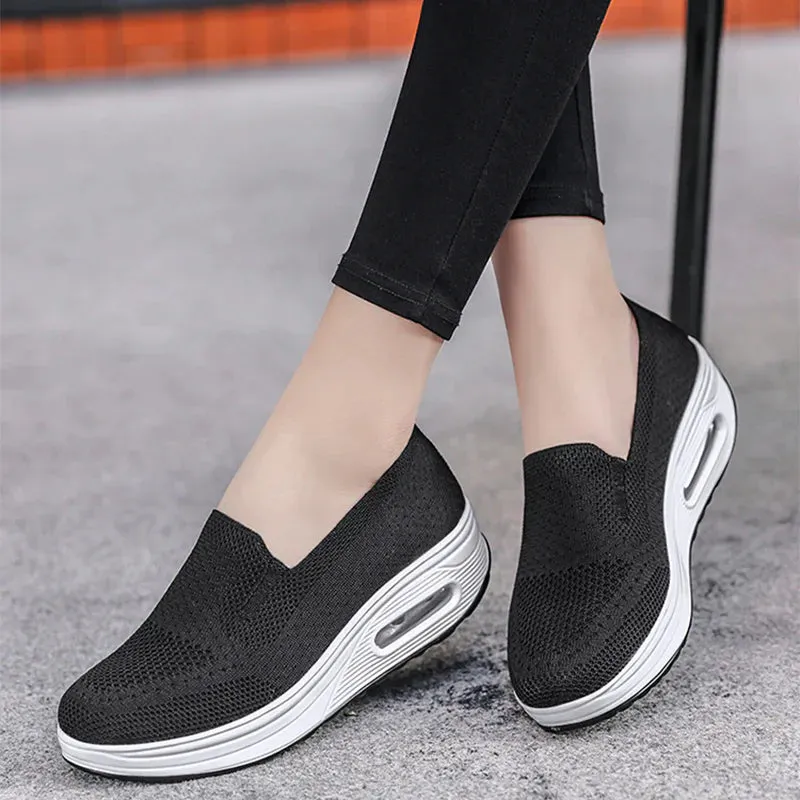 Trixie - Platform Mesh Sneakers