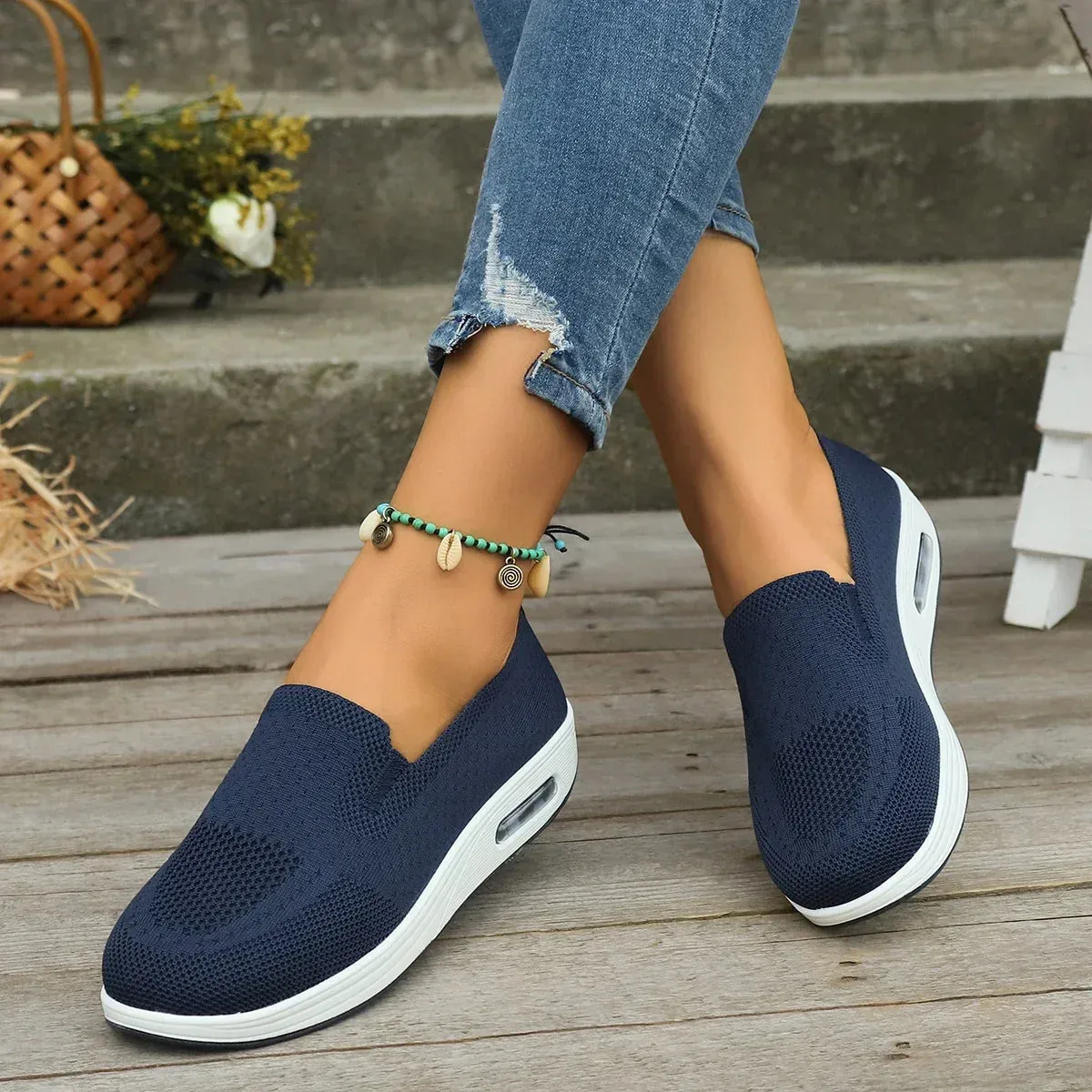 Trixie - Platform Mesh Sneakers